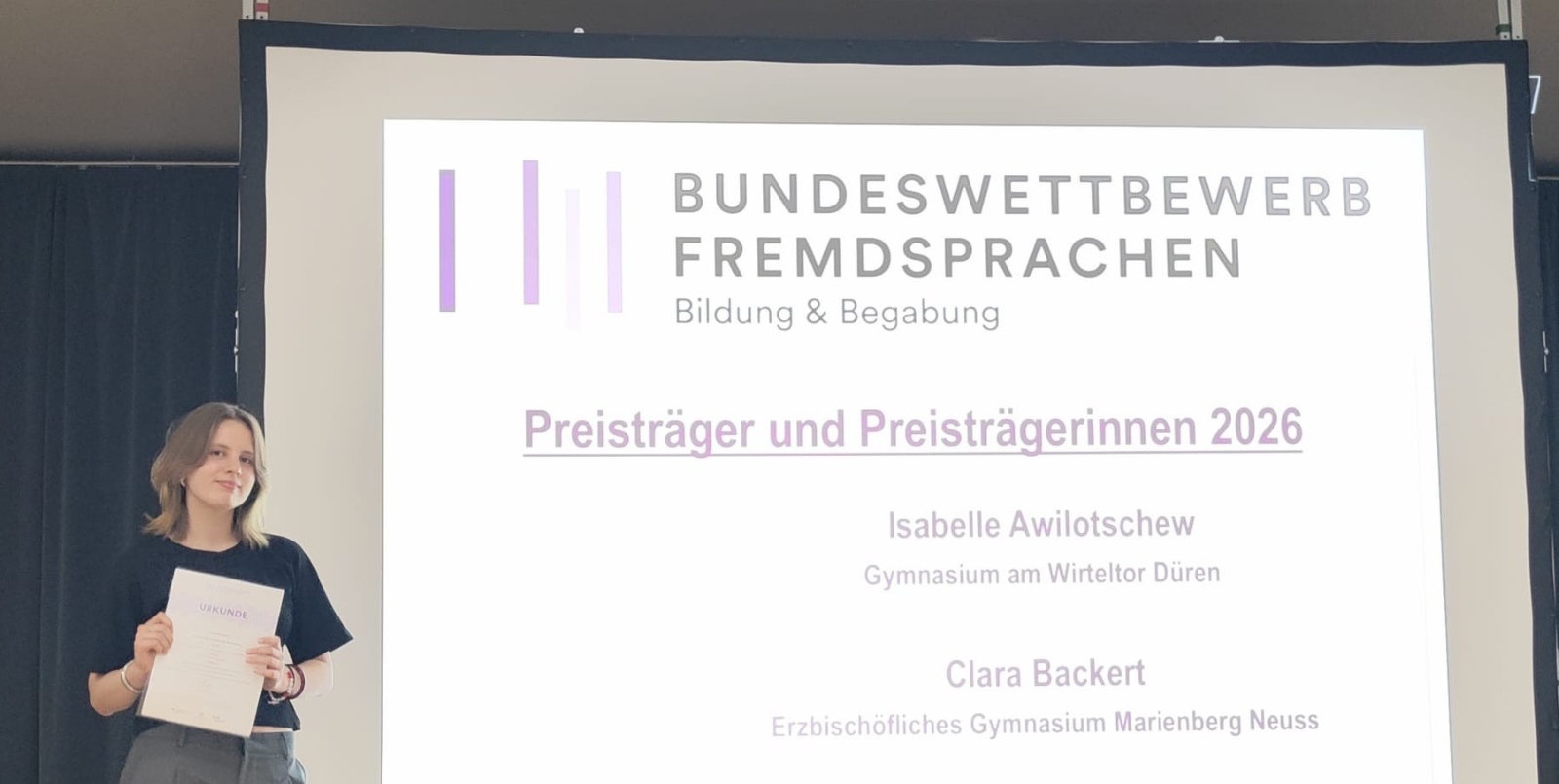 Bundeswettbewerb Fremdsprachen 1