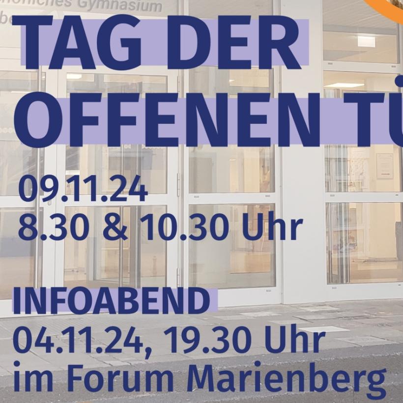 Tag der offenen Tür - Sa, 09.11., 8:30 & 10:30 Uhr